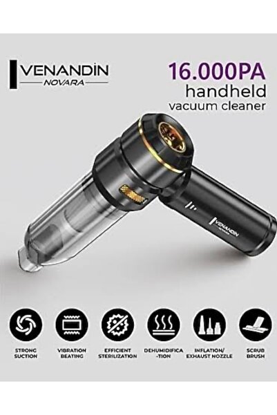 Venandin Vacum Cleaner Çok Fonksiyonlu Basınçlı Hava Üfleyici & Vakumlu Elekt...