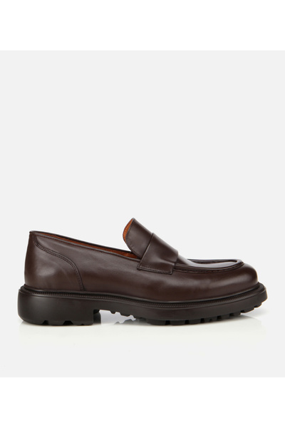 Hotiç Erkek Deri Kahverengi Yumuşak Dokulu Klasik Loafer