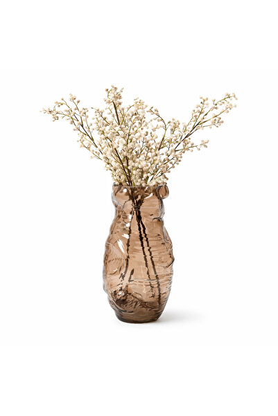 Warm Design مزهرية زجاجية - تصميم منفوخ يدويًا