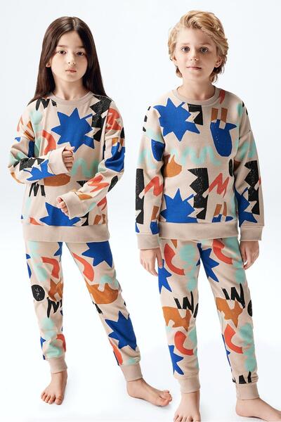 Brix Set de figurine pentru copii Sh cu căptușeală din fleece în două piese, ...