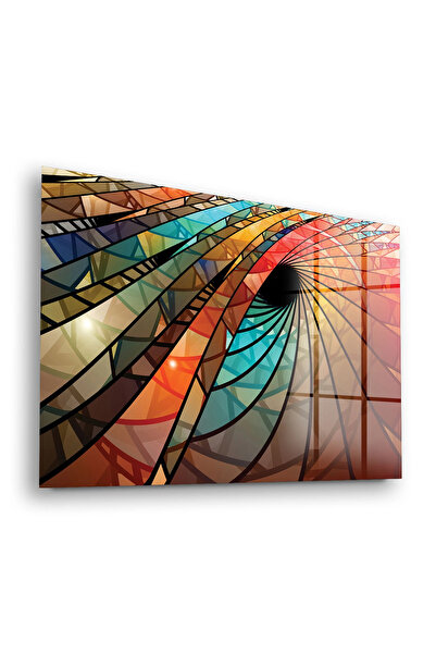 Decovetro Design geometric pentru masă din sticlă