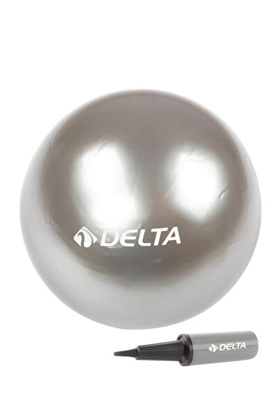 Delta 25 cm Silver Pilates Balance Exercise Ball + Pilates Ball Pump