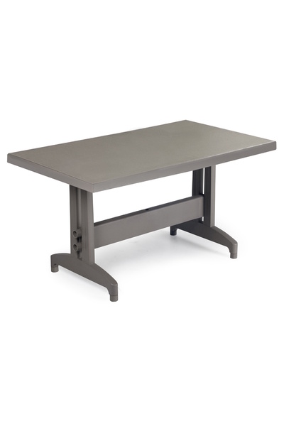 Papatya Nova 80x140 Masa Küllü Kahve - Plastik Bahçe Balkon Masası