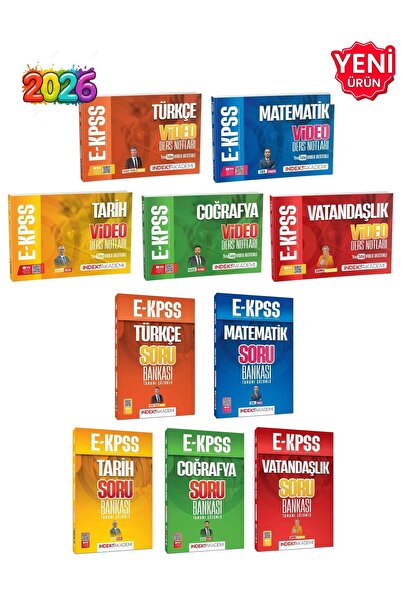 İndeks Akademi 2026 - Tüm Adaylar İçin EKPSS Tüm Dersler Video Ders Notları +...