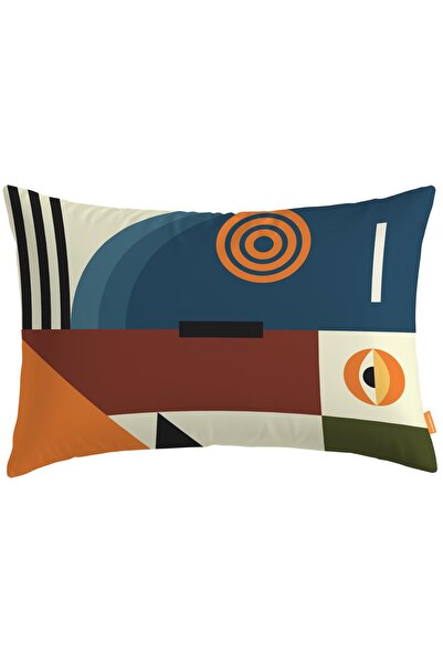 Arancione Co . غطاء وسادة مستطيل الشكل بوهيمي Ds2