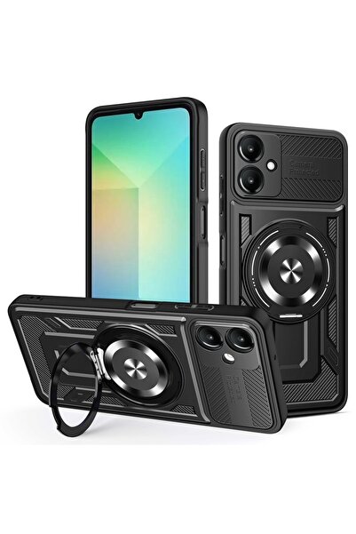 SKYDDAR INNOVATION Carcasă pentru Samsung Galaxy A06, RuggedCam, inel magneti...