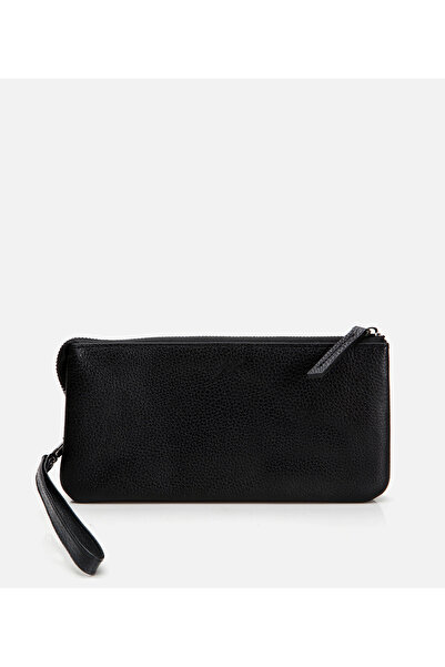 Hotiç Erkek Deri Siyah El Çantası