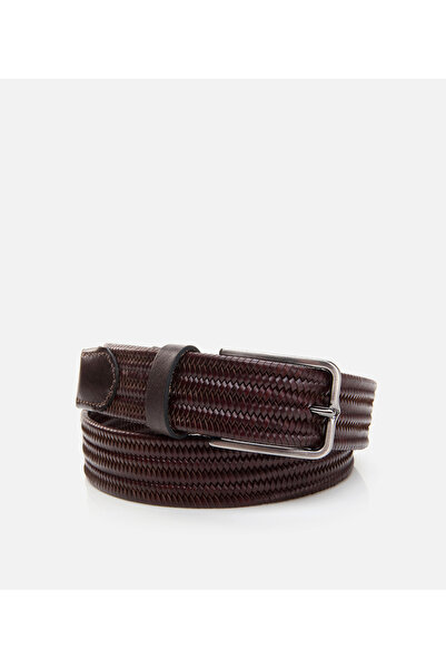 Hotiç Hakiki Deri Kahve Erkek Kemer