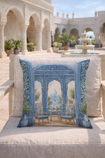 Evdek غطاء وسادة مطبوع على الوجهين 6EOD22