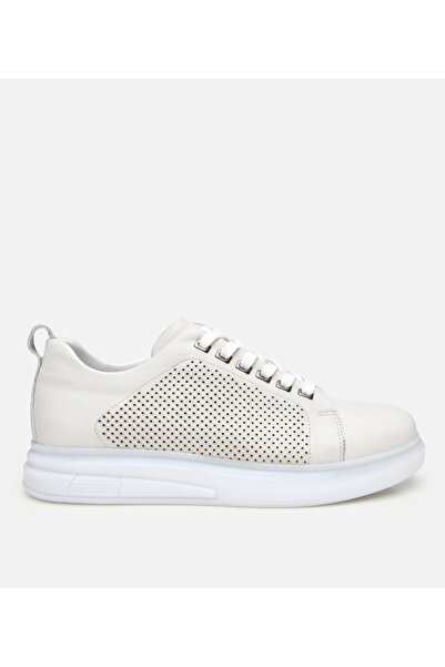 Hotiç Erkek Deri Bej Spor Ayakkabı