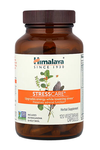 Himalaya Supplements, StressCare, Herbal Adrenal Support for Calming Relaxati...
