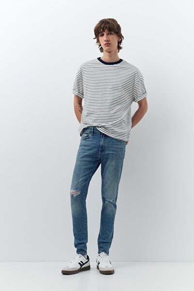 Pull & Bear Skinny yırtık jean