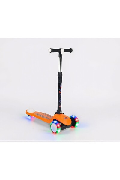 PRO Toys Işık/Ledli Üç Teker Yükseklik Ayarlanabilir ve Katlanabilir Fren Sis...
