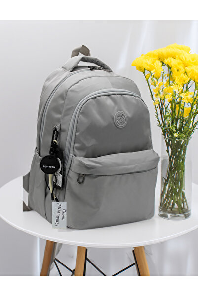 Bevitton Rucsac de școală din țesătură specială impermeabilă Unixes Stone 34100