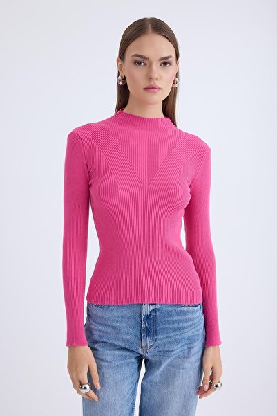 Vitrin Balıkçı Yaka Uzun Kol Triko Bluz