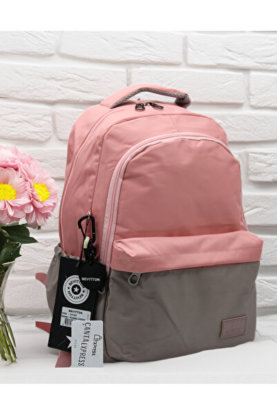 Bevitton 34100 Пудра-візон Водостійка тканина Шкільний рюкзак Унісекс Шкільни...