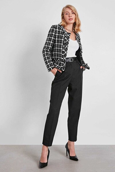 Vitrin بنطلون قماش عالي الخصر