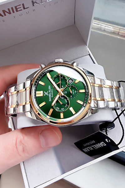 Daniel Klein Full Fonksiyon Erkek Kol Saati 3 Atm Su Geçirmez Gümüş Renk Çeli...