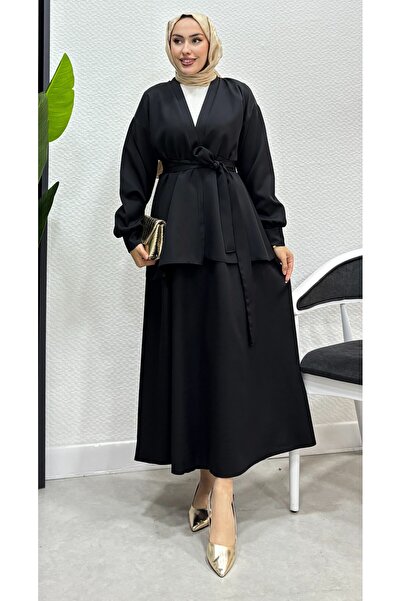 Bluezade Puf Etekli İkili takım Tesettür