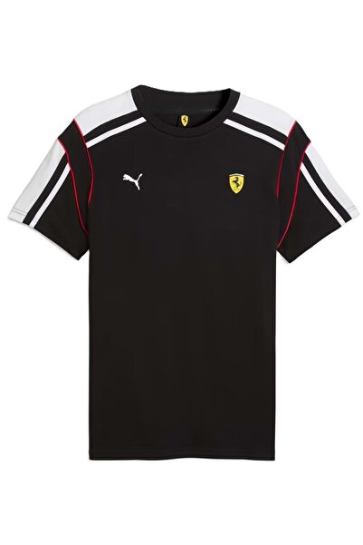 Puma Ferrari MT7 Tee 635836 Ανδρικό T-Shirt ΜΑΥΡΟ