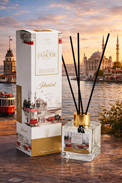 J'AMOUR EAU DE PARFUME Bambu Çubuklu Oda Kokusu Parfüm Serisi İstanbul Banyo ...