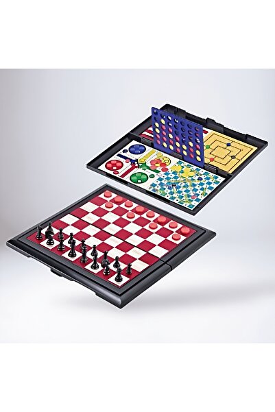 Universul Jucăriilor Set Jocuri Magnetice 9 în 1 – Șah, Dame, Ludo, Domino, C...