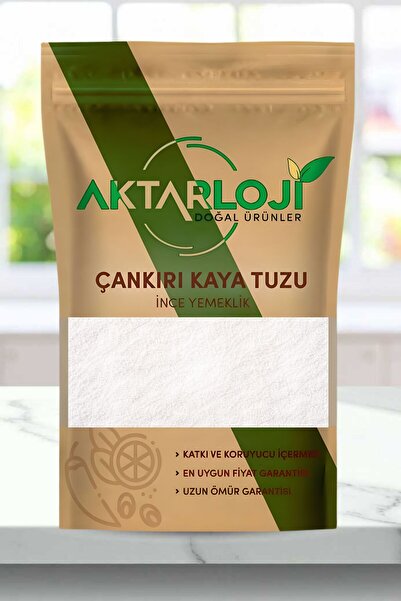 aktarloji 2 Kg Çankırı Kaya Tuzu / İnce Taneli - Yemeklik /Rafine Edilmemiş /...
