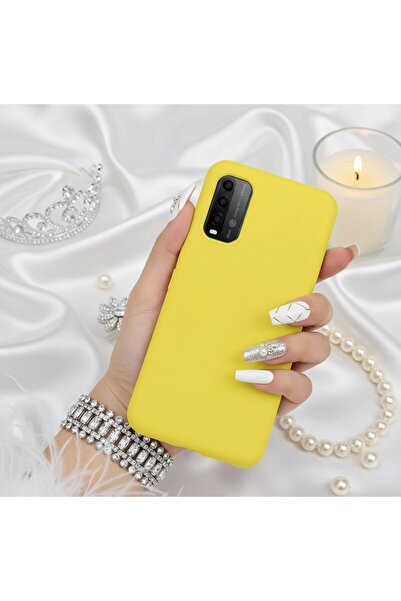 AKSEFİZZ Xiaomi Redmi 9T Uyumlu Kılıf Canlı Pastel Renkli Içi Kadife Yumuşak ...