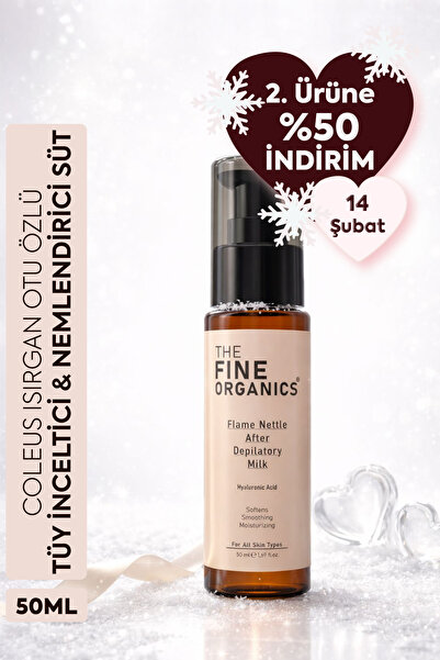 THE FINE ORGANICS Isırgan Otu Özlü Tüy Inceltici Ve Nemlendirici Bakım Sütü, ...