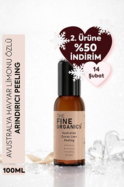 THE FINE ORGANICS Avustralya Havyar Limonu Özlü, Ölü Derilerden Arındırıcı Yü...