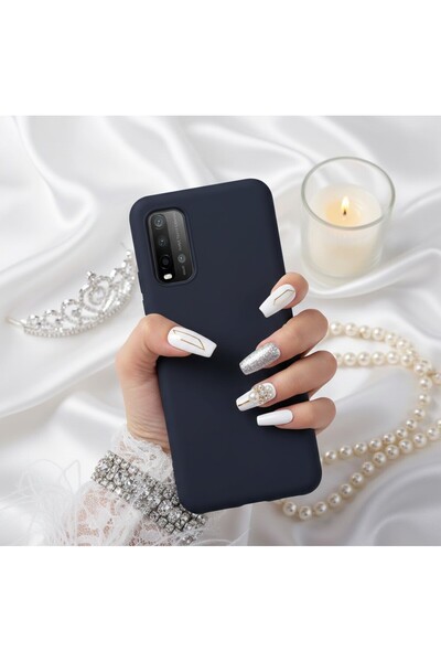 AKSEFİZZ Xiaomi Redmi 9T Uyumlu Kılıf Canlı Pastel Renkli Içi Kadife Yumuşak ...