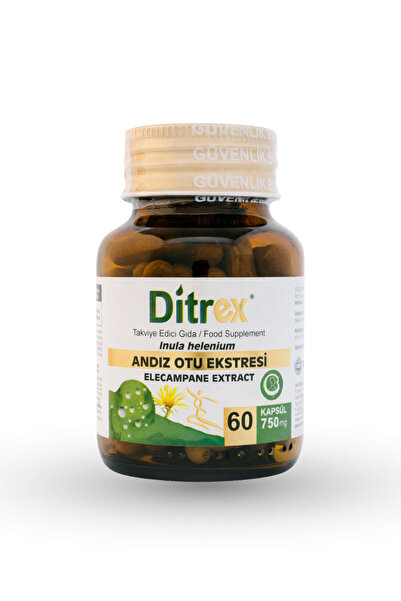 DİSTİLEX Ditrex® Yapışkan Andız Otu (Inula helenium) Ekstresi İçeren 60 Kapsü...