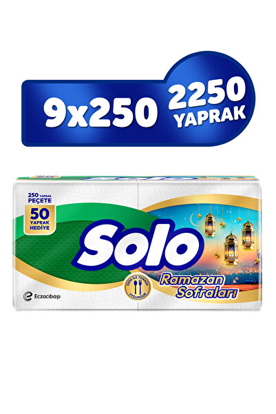 Solo 9'lu Peçete Ramazan Özel