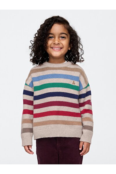 GAP Erkek Bebek Çok Renkli CashSoft Çizgili Kazak