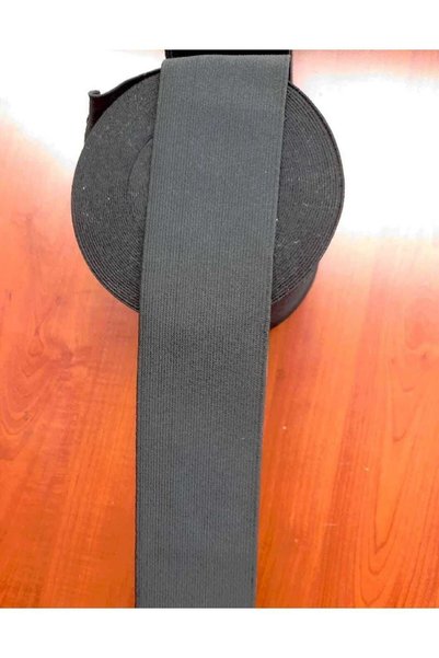 İMREN AKSESUAR Black 4 cm Leg and Waist Elastic 1 Pack 5 m