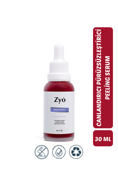 Zyo Red Peeling Serum Aha 10% + Bha 2% Kırmızı Peeling Serum Cilt Tonu Eşitle...