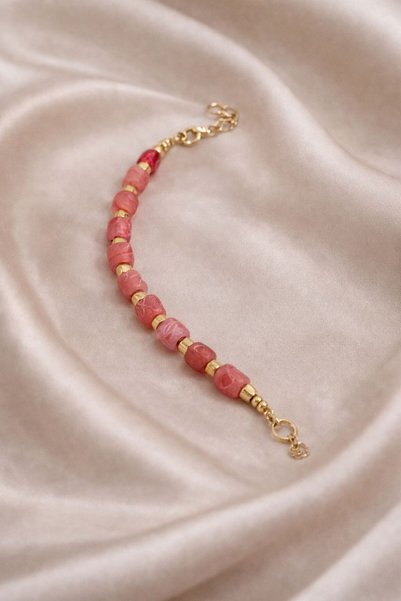 KARE ACCESORIES سوار حجر العقيق الطبيعي