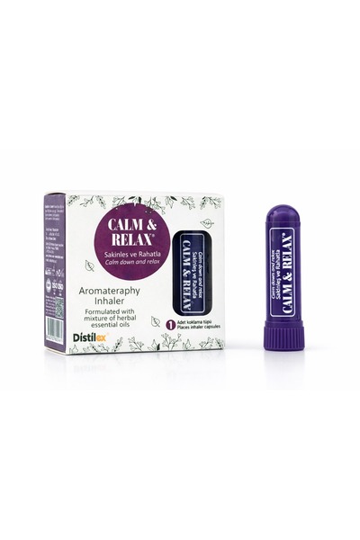 DİSTİLEX Calm & Relax Aromaterapi Inhaler Koklama Tüpü