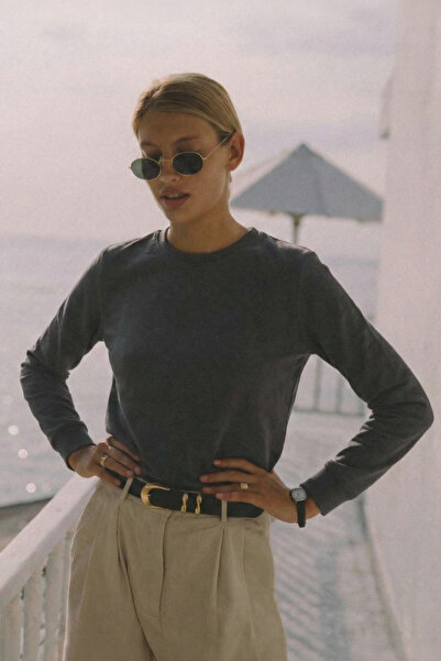 maternel Yumuşak Dokulu Uzun kollu Emzirme Üstü