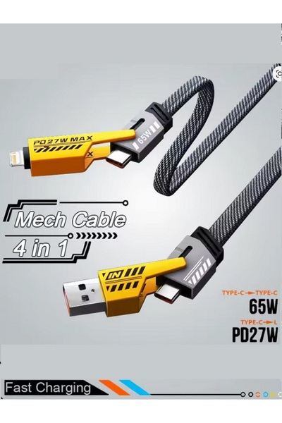 MOBİL GO Usb To Type-c 6a Hızlı Şarj Ve Data Kablosu Samsung Redmi Android Uy...