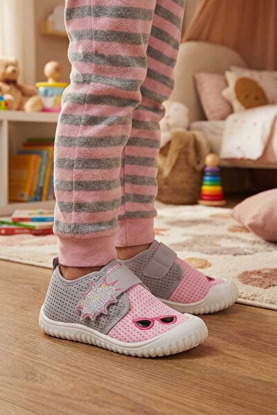 GEZER Summer Linen Girls Adjustable Shoes