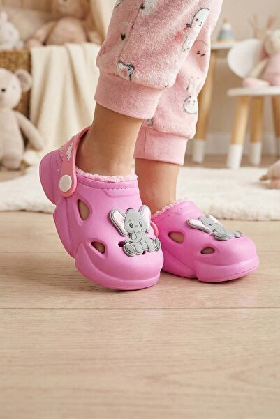 GEZER Papuci de iarnă pentru fete Eva cu pluș în interior, pentru grădină, pe...