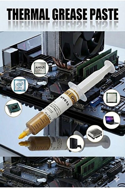 Derwell 30 gr Altın Alaşımlı Heatsink Termal Macun Yüksek Perforsmanlı Gres M...