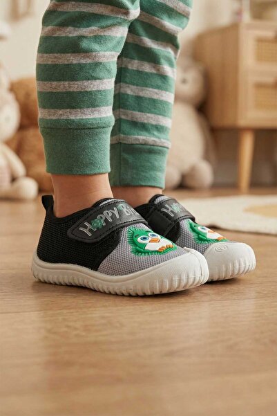 GEZER حذاء رجالي صيفي من الكتان Happy Bird بشريط فيلكرو قابل للتعديل