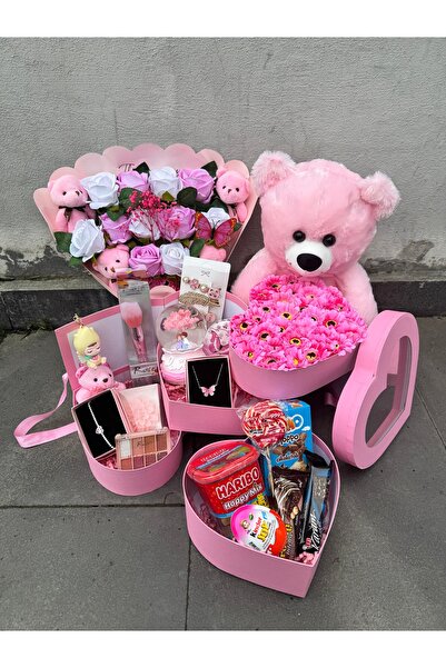 MUREYY AKSESUAR DOPDOLU HEDİYE KUTUSU SEVGİLİYE HEDİYE