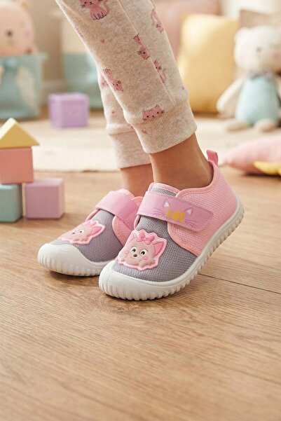 GEZER Summer Girl's Comfortable Sole Velcro Adjustable Linen Casual Shoes