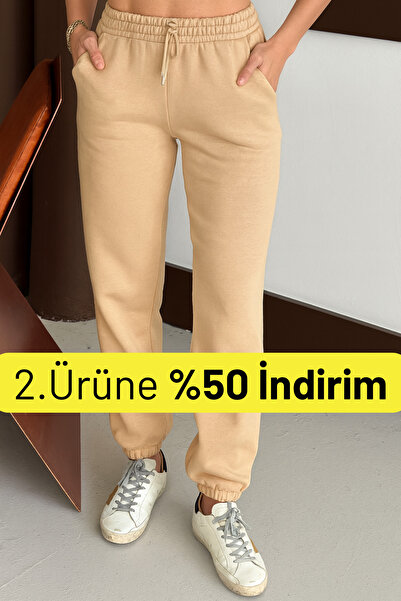 Balenbi Дамски зимен спортен панталон от дебел полар с висока талия 1091