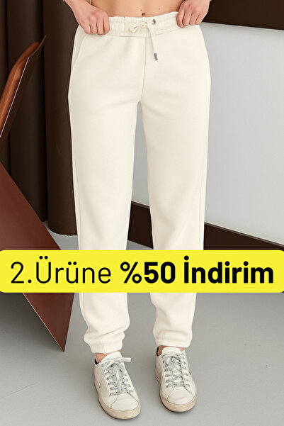 Balenbi Дамски зимен спортен панталон от дебел полар с висока талия 1091