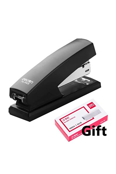 Choice دباسة بلاك ديلي 0425 شديدة التحمل مع علبة دبابيس واحدة، سعة 20 ورقة، ت...