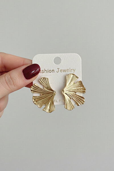 Volenta Shop Vip Gold Colorful Oyster Model Earrings